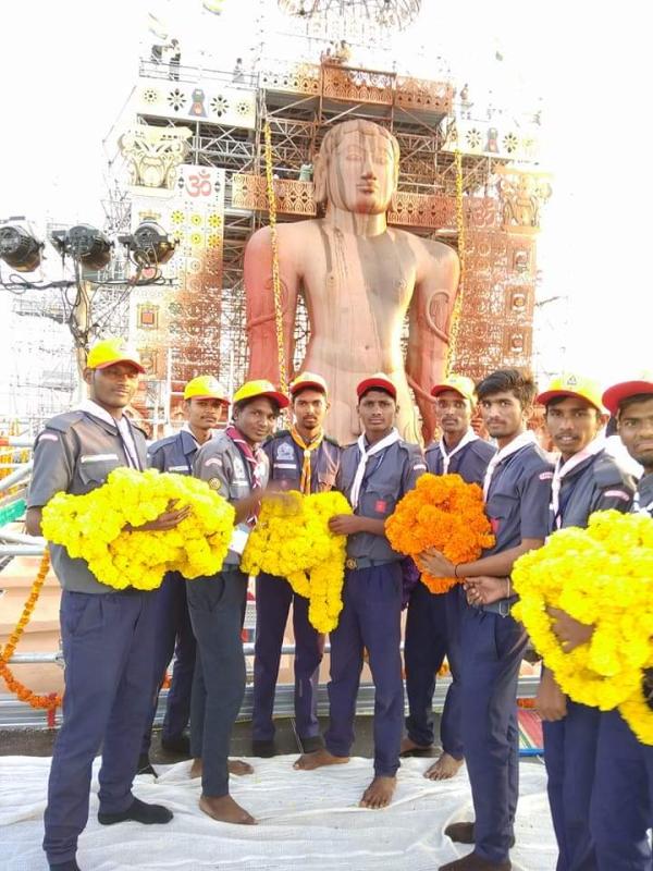 "National service Camp during Mahamastakabhisheka 2018” Shravanabelagola,Hassana District, KARNATAKA, INDIA.