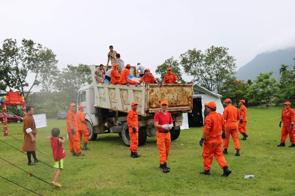 Temporary learning space for education. 