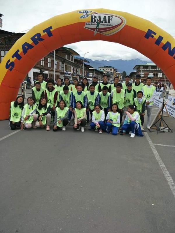 Voluntary service during 12th Coronation Marathon