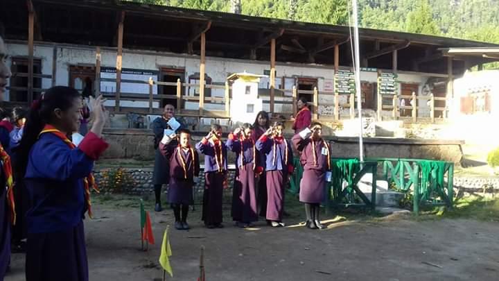 advancement badge awarding ceremony .