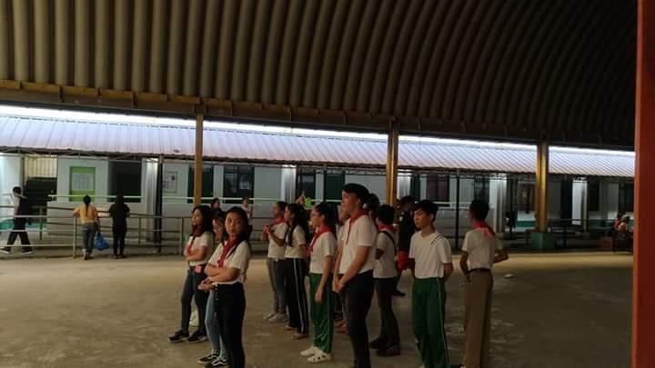 Day #1 Opening of Brigada Eskwela, SWA Entry of Caloocan High School Senior Scouts