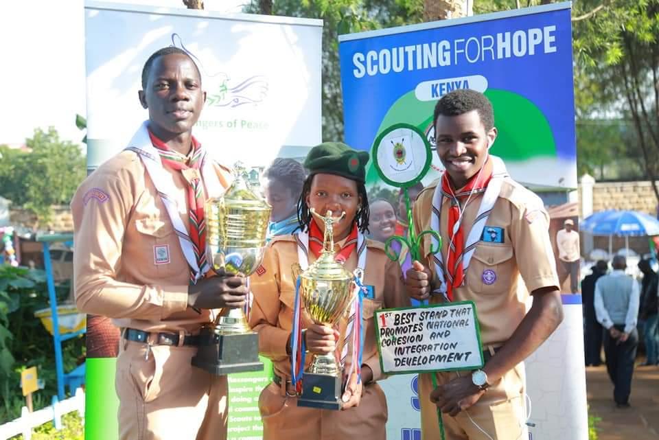 Scouts working for Peace and National Cohesion #196asOne #MOPKenya