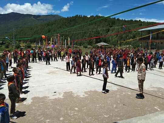 Coordination of Nachung scouts camp