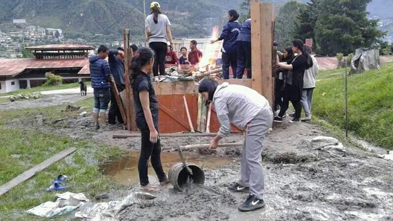 construction of wall