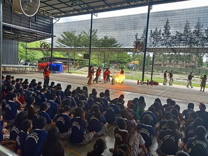 กิจกรรมซ้อมอพยพหนีไฟ