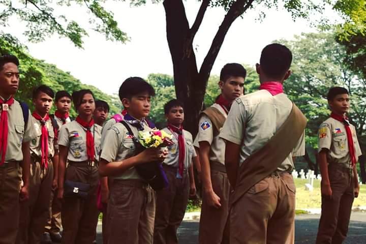 Flower Offering for Sir Oscar M. Alcaraz