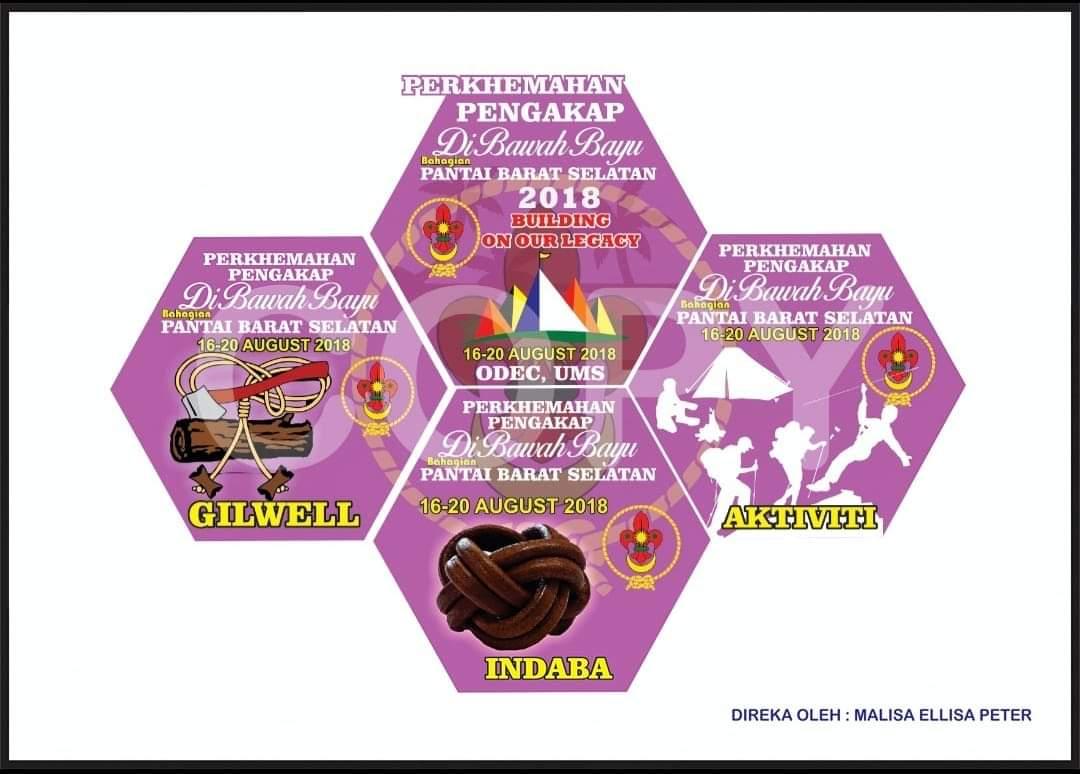 PERKHEMAHAN PENGAKAP DI BAWAH BAYU PANTAI BARAT SELATAN 2018.
