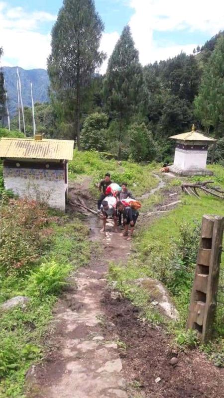 Renovation of lhakhang 