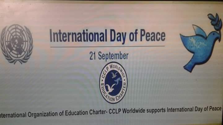 INTERNATIONAL DAY OF PEACE