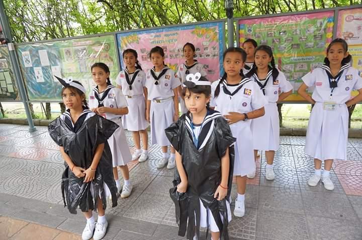 กิจกรรมกำจัดลูกน้ำยุงลาย ลูกเสือจันทศิริ