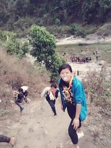 Carrying sand