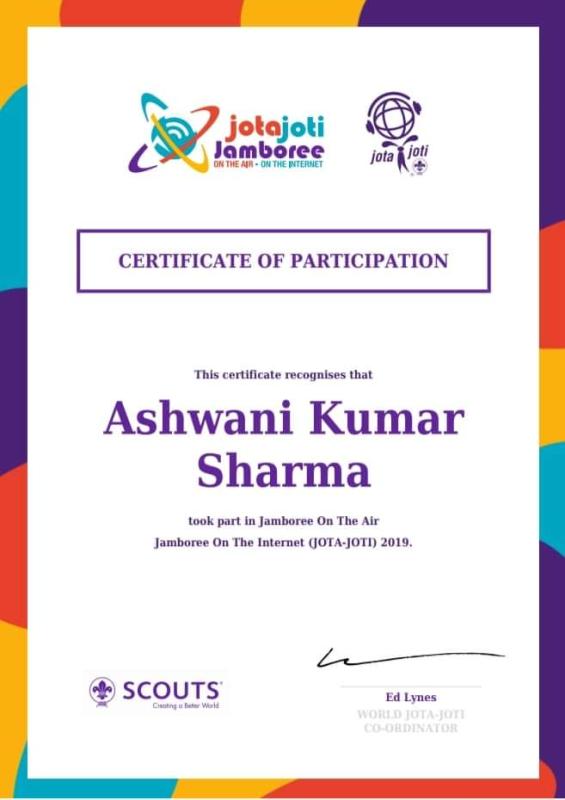 Participate in JOTA JOTI