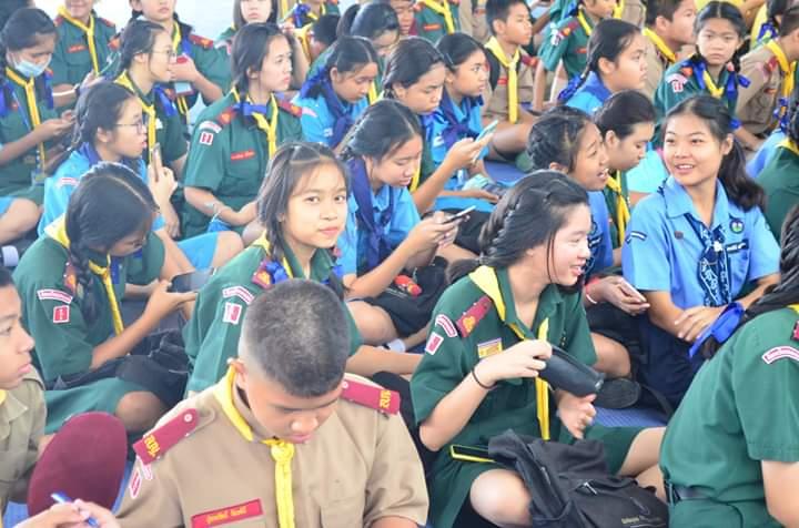 การฝึกภาคปฏิบัติโครงการลูกเสือผู้นำสันติภาพMessenger of Peace