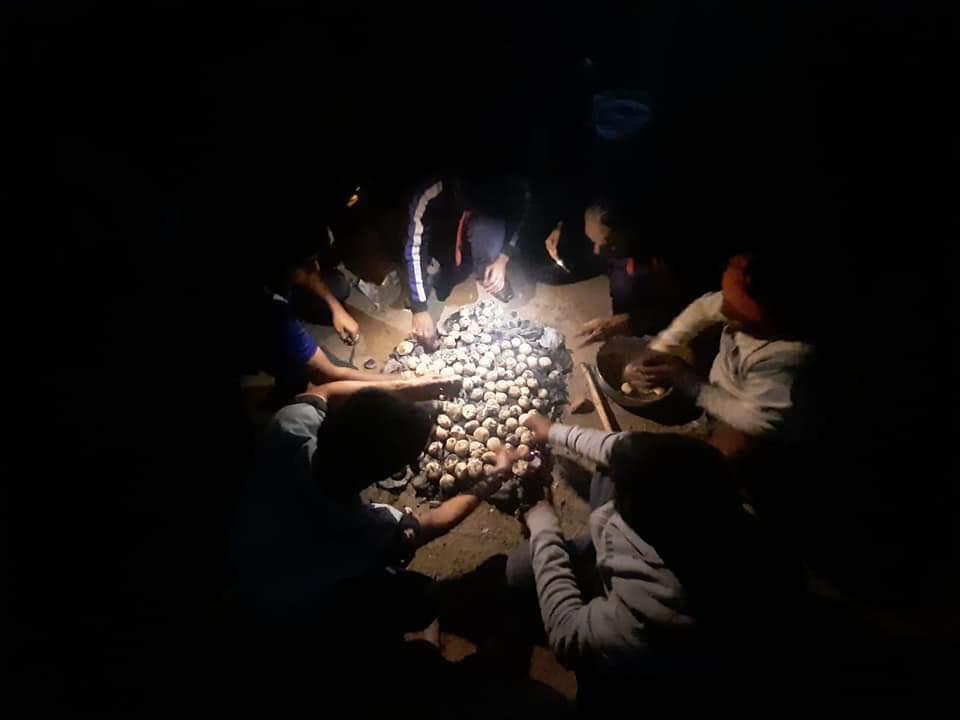 "BACKWOODSMAN COOKING" @ Gorgawn village Danapur