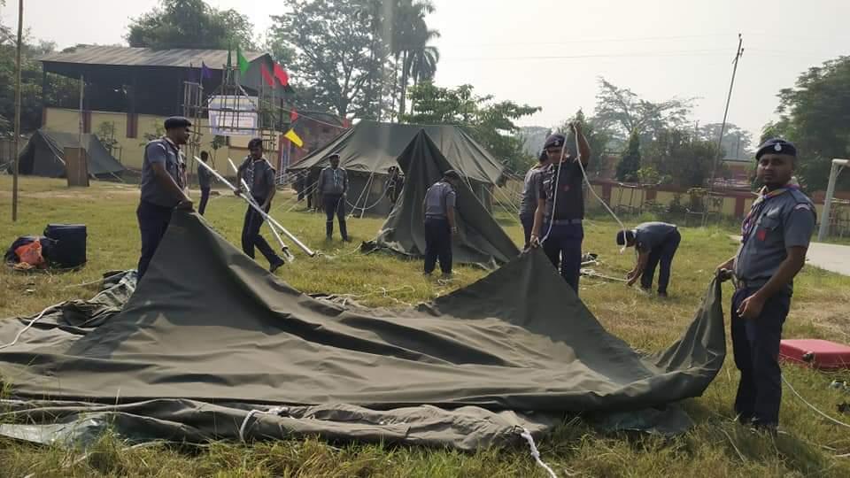 Rover motto “Service” @ State training center danapur