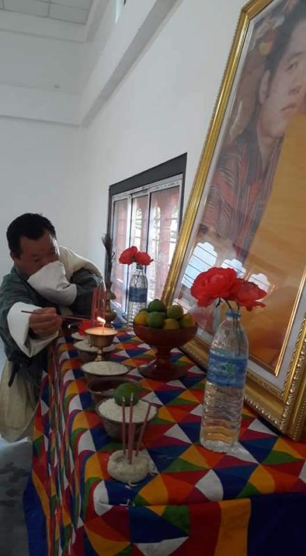 students and teachers of yadi offered prayer for whole day for his Majesty's long life keeping in mind the gratitude we owe towards our king