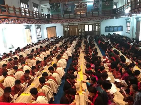 reciting prayer for good well being of His hoilness