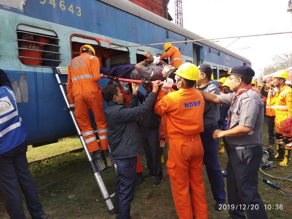 MOCK DRILL organized by E.C.RLY/ BS&G DHANBAD DISTRICT