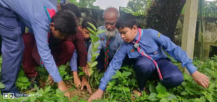 Plantation of scouts!!