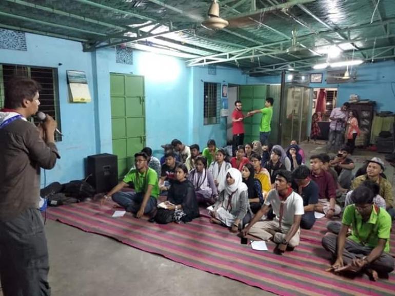 lalbagh open scout group messenger of peace workshop 