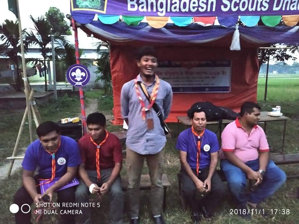 ধামরাই মুক্ত গ্রুপের দীক্ষা ক্যাম্প