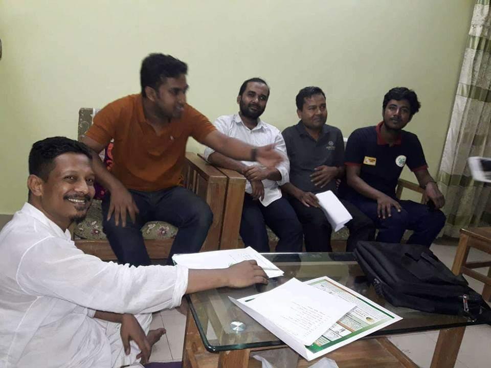 বাঙলা কলেজ রোভার ফোরামের মাসিক মিটিং