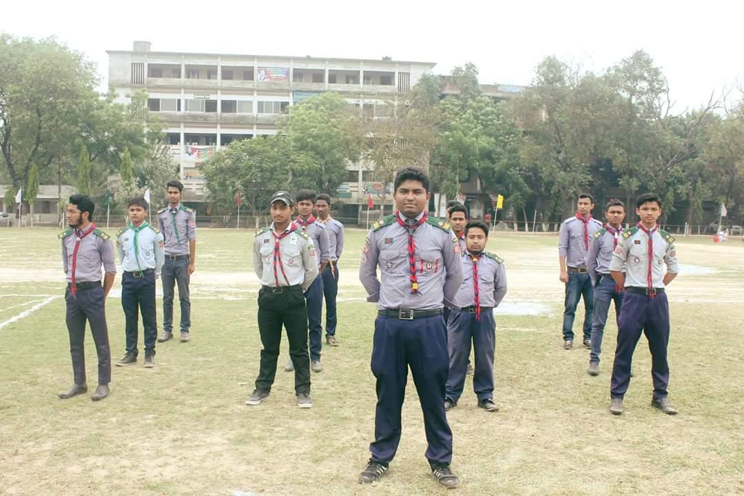 রোভার স্কাউটদের ডিসপ্লে 