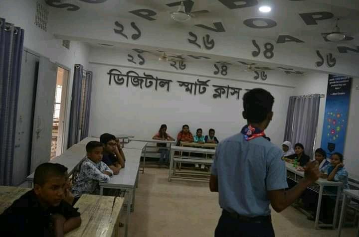 ডিজিটাল স্মার্ট ক্লাসে স্কাউট প্রশিক্ষণ