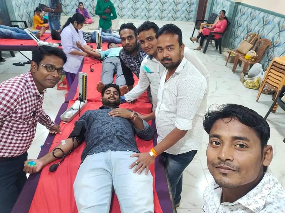 celebrated international women's day by Blood donation..at: Baripad, Mayrbhanj