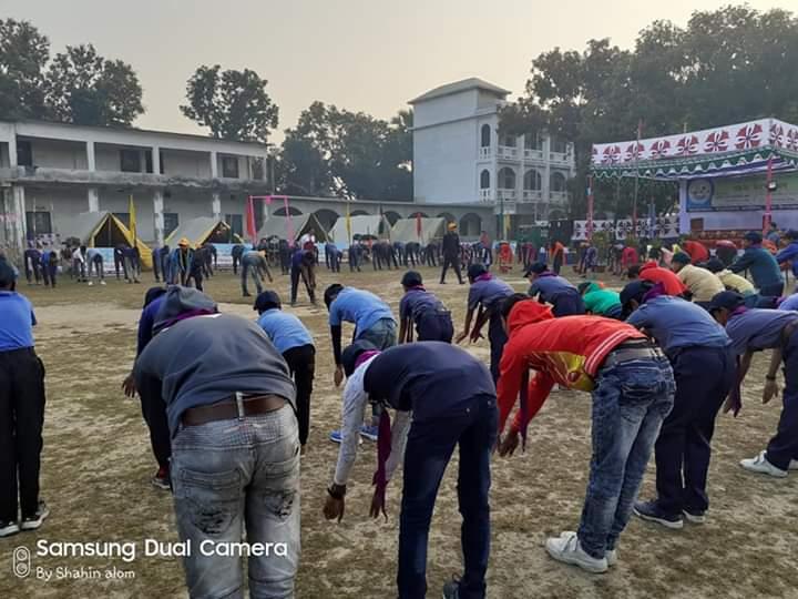 Mujib Year Fourth Upazila scout rally, Paba, Rajshahi