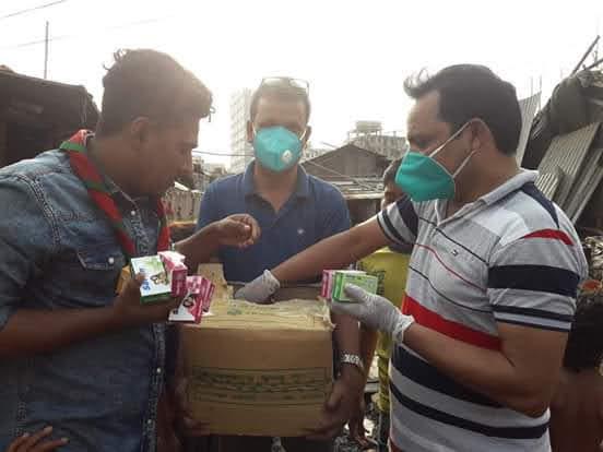 Covid19 : 1000 Savlon Soap has been distributed among the poor people of Dhaka slum area of ​​Bangladesh.
