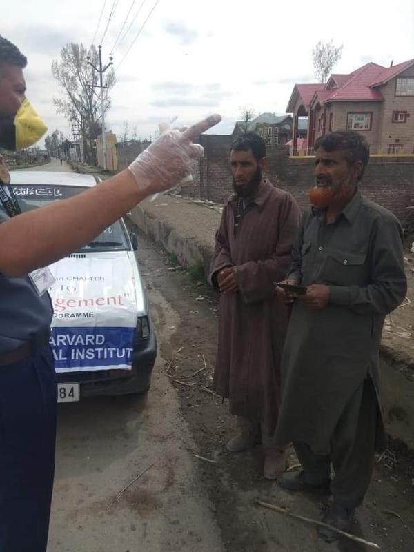 Distribution of Masks and Sanitizers