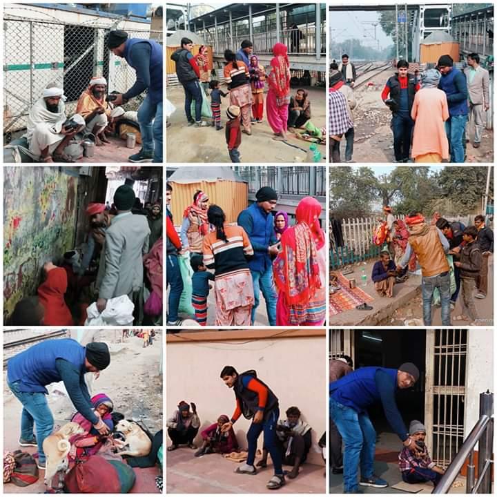 New Year Celebration with Food Distribution