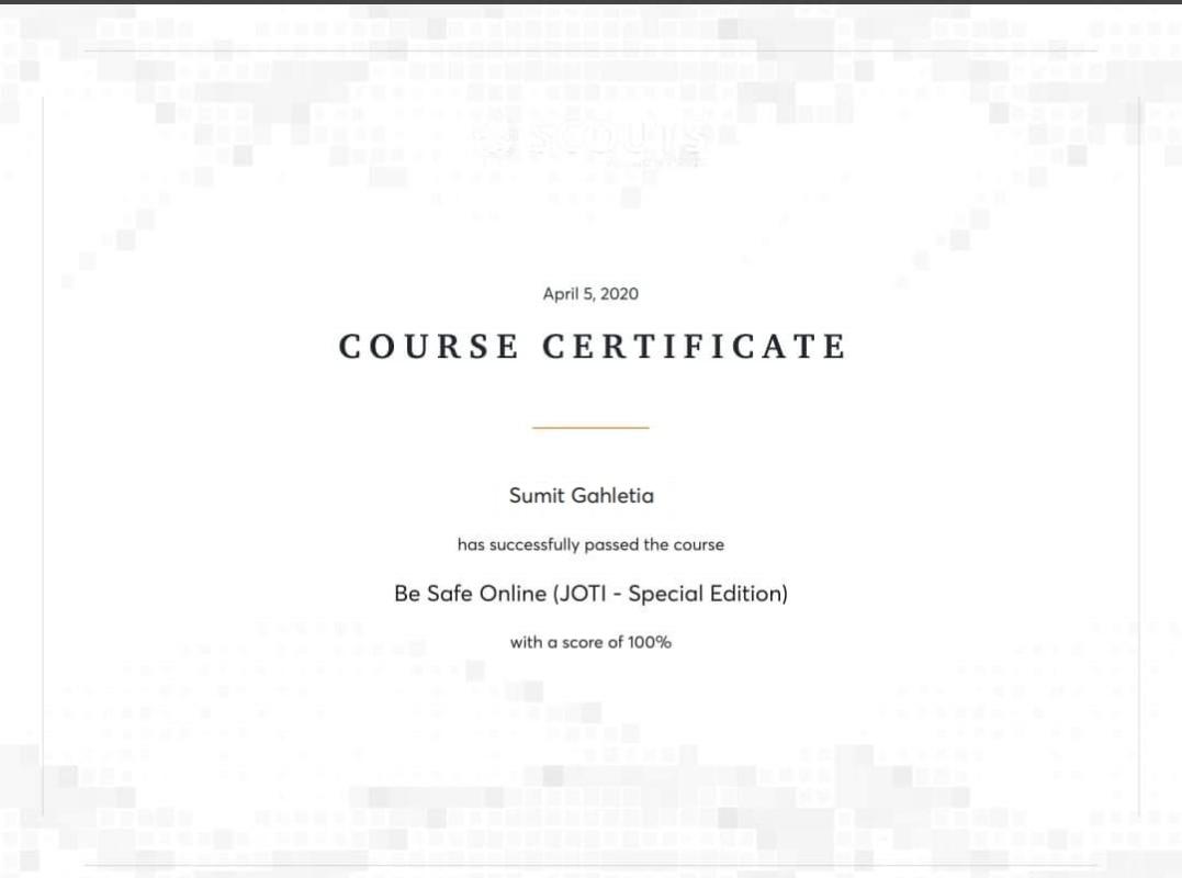 Special Joti, 3-5 April 2020