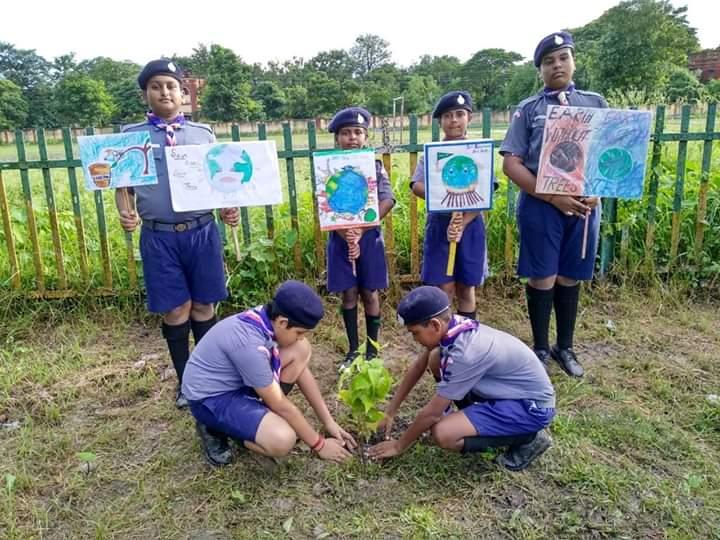 SANKALP - TREE PLANTATION IN OUR SCOUT DEN