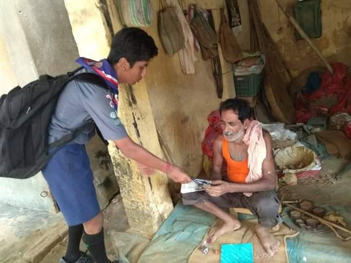 SANKALP - DISTRIBUTION OF CLOTH BAG TO ABOLISH PLASTIC BAGS