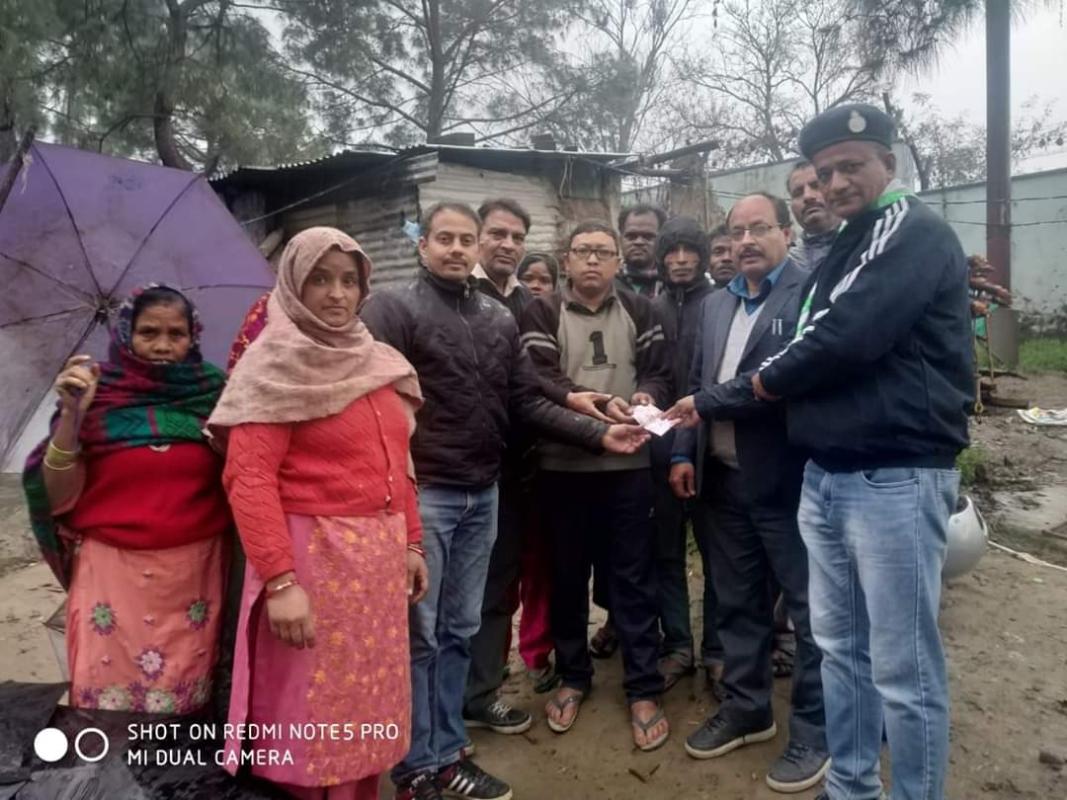 Helped the Tumor Patient and plantation of Alovera saplings