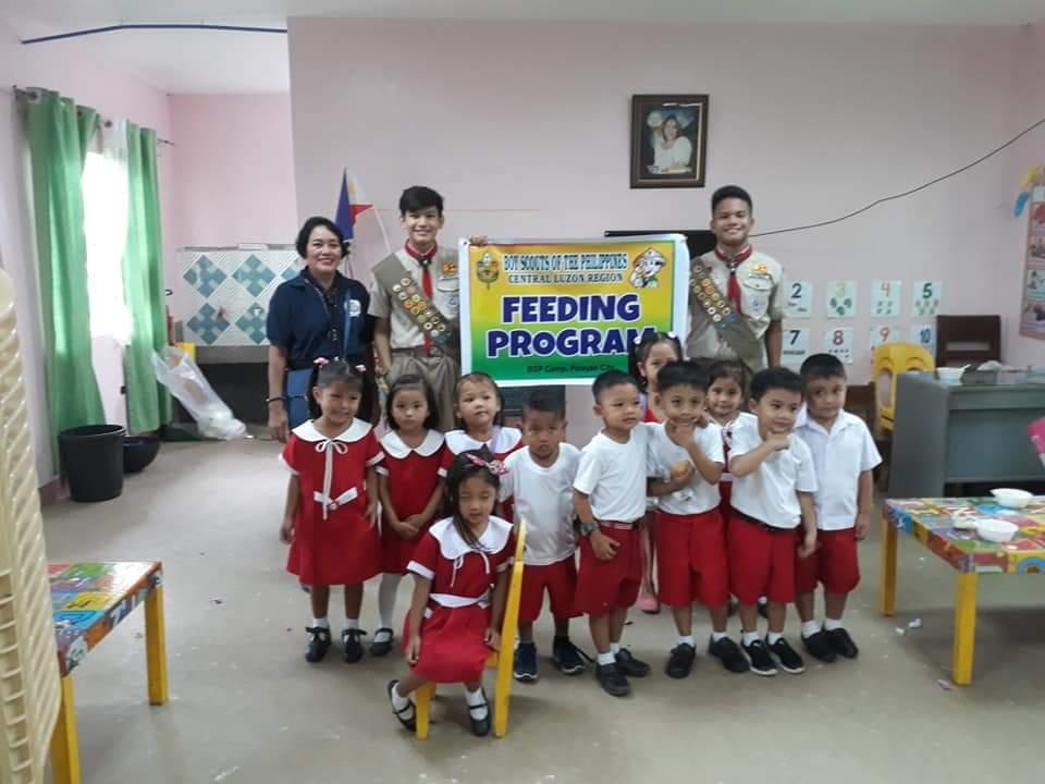 BSP-NUEVA ECIJA COUNCIL FEEDING PROGRAM