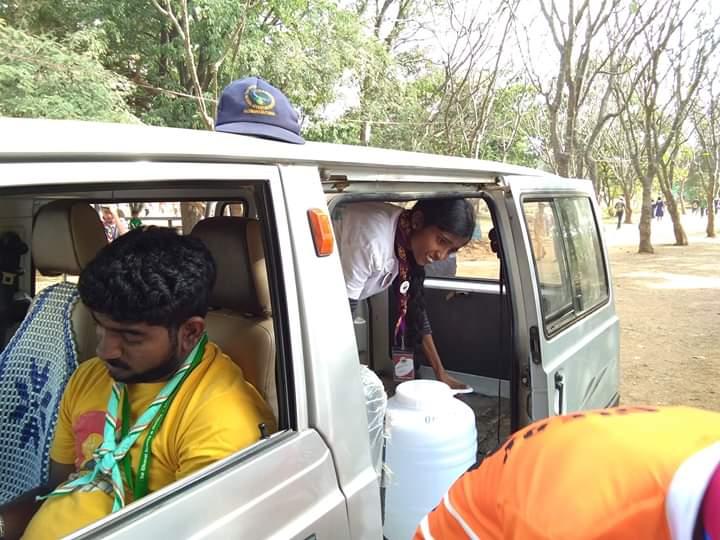 "24th Karnataka State Jamborette Service - By Rovers and Rangers Bharath Scouts and Guides District Association Udupi. Karnataka State India "