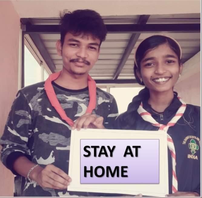 "Reach out challenge 1-- By Rovers and Rangers Bharath Scouts and Guides District Association Udupi. Karnataka State India "