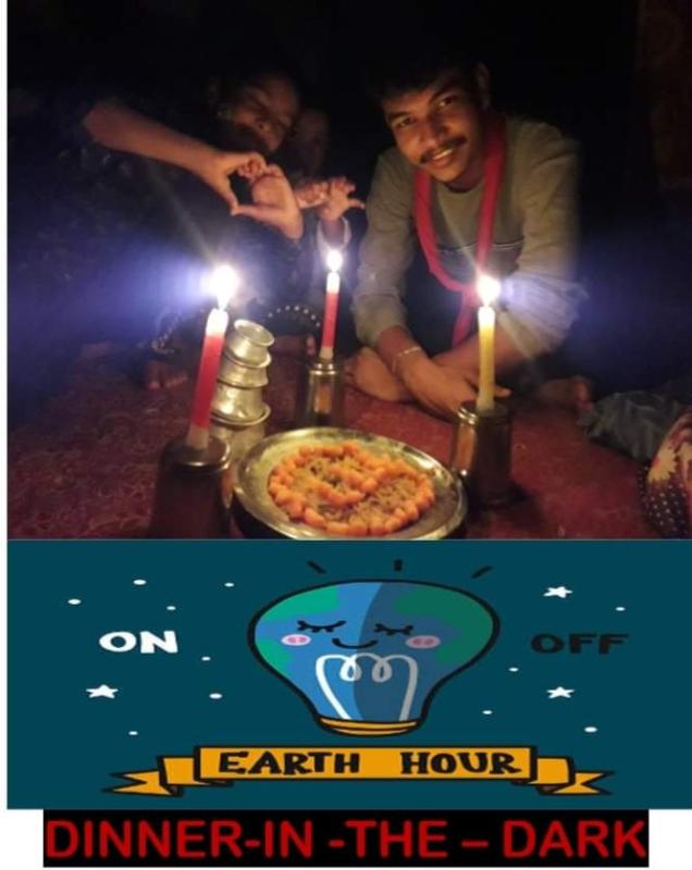 "challenge 4- dinner in the Dark-- By Bharath Scouts and Guides District Association Udupi. Karnataka State India "