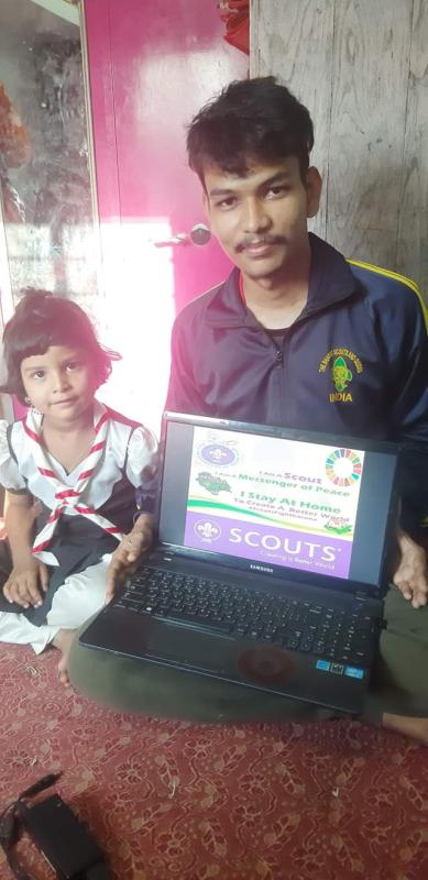 Health and well being challenge 2 :stay at home-- By Bharath Scouts and Guides District Association Udupi. Karnataka State India "