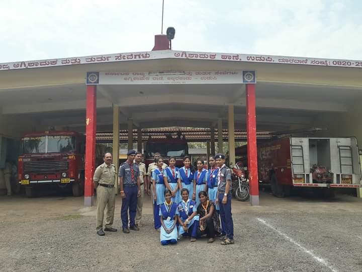Disaster  Management training session held by Udupi District Fire Brigade Department's officers ,where we all learned about various technique's related to  disaster management