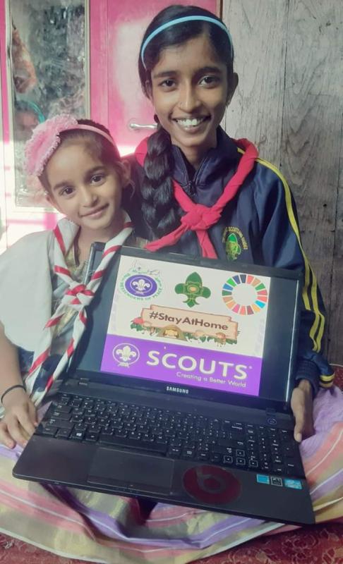 "STAY AT HOME" :[(A)Health and Well-Being] : Project Sankalp : Challenge (2): Bharat Scouts and Guides District Association Udupi. Karnataka State, India.