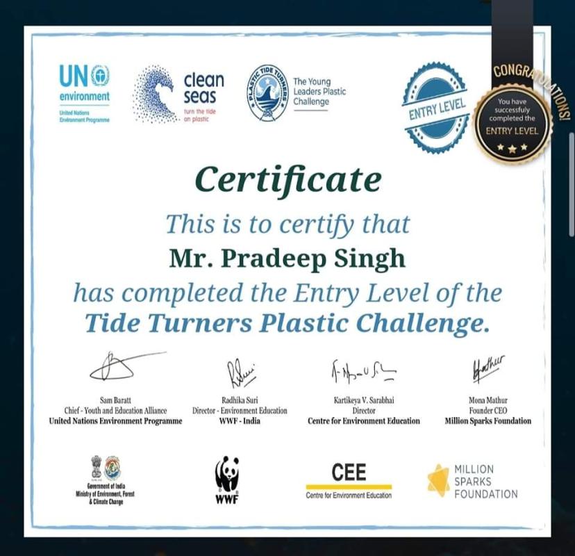 PROJECT-SANKALP , GROUP - B ,  Challenge 1 – #How long until it is gone & Challenge 2 – # Plastic Tide Turners Challenge , BSG INDIA