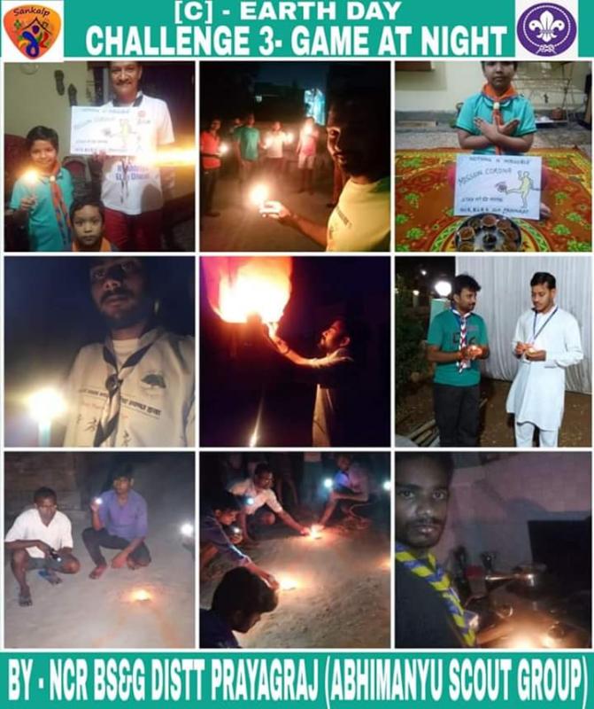 SANKALP PROJECT { C } Earth Hour
 
Challenge 3 : #Game at night