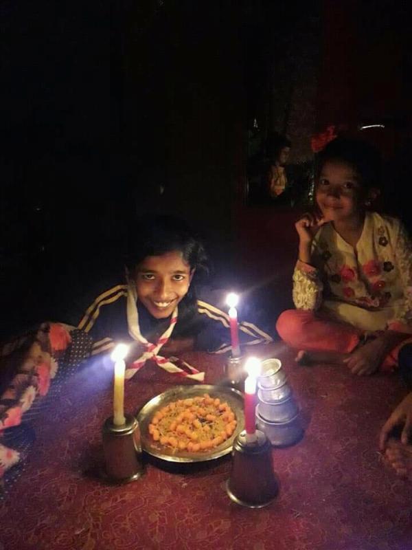 "DINNER IN THE DARK" :[(C) Earth Hour] : Project Sankalp : Challenge (4): Bharat Scouts and Guides District Association Udupi. Karnataka State, India.