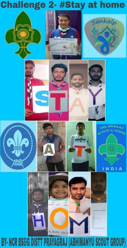 PROJECT SANKALP (A) Health And Well being
 
Challenge 2 : #Stayathome 
