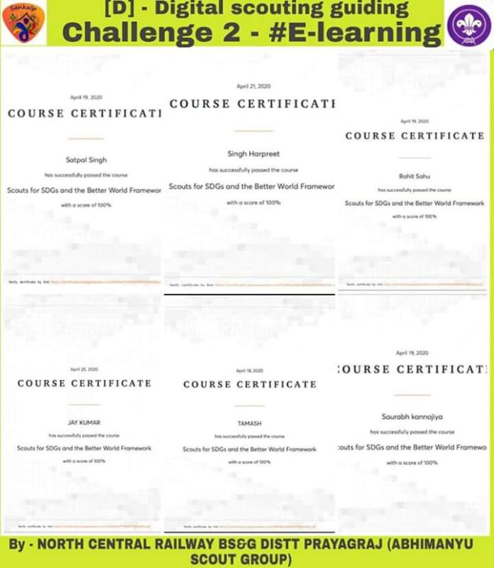 PROJECT SANKALP [ D ] Digital Scouting Guideing Challenge 2 : #E-learning 