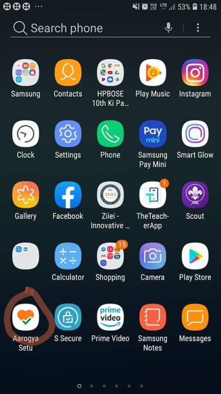 SANKLAP
Day-24
To create a better tomorrow
 
[D] Digital Scouting Guiding

#Stayathomecansavelives
 
Challenge accepted and done 

Challenge 6: Aarogya Setu

I had downloaded Aarogya setu app in my Mobile phone 